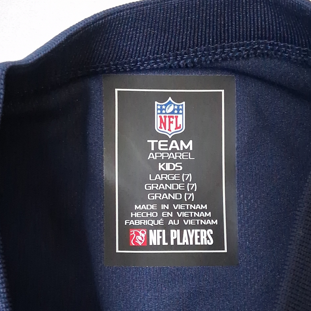 Nike Seattle Seahawks Kids Russell Wilson #3 Navy Football Jersey - Picture 3 of 4